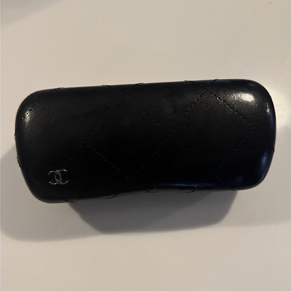 Chanel Black Quilted Sunglasses Case